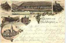 Gruss aus Oberlahnstein - Litho