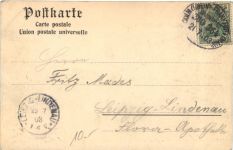 Gruss aus Bacharach - IV. Krieger Verbandsfest 1903