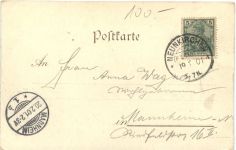 Gruss aus Neunkirchen - Litho