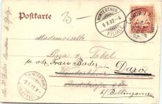 Landau - Schlosstrasse mit Schlösschen