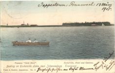 Boating on Rosherville Lake near Johannesburg