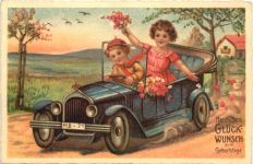 Geburtstag - Kinder im Auto