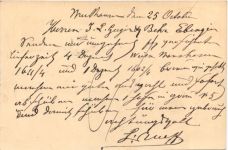 Ganzsache Mülhausen 1889