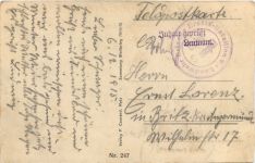 Pagny a Mosel - Feldpost