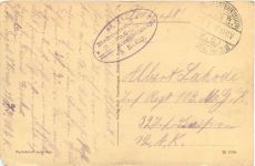 Militär Friedhof bei Bouconville - Feldpost