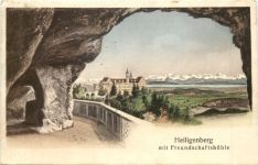 Heiligenberg mit Freundschaftshöhle - Künstler Ak Eugen Felle