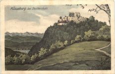 Küssaburg bei Bechtersbohl - Künstler Ak Pernat