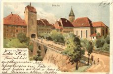 Gruss aus Waldshut - Litho