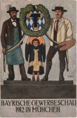 München - Bayrische Gewerbeschau 1912 - Privatganzsache