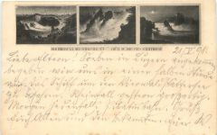 Schaffhausen - Der Rheinfall - Vorläufer 1891