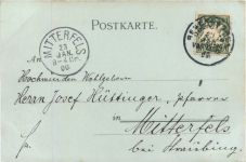 Gruss aus Regensburg - Litho