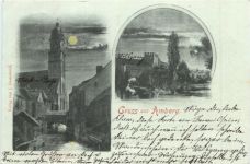 Gruss aus Amberg - Litho