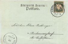 Gruss aus Amberg - Litho