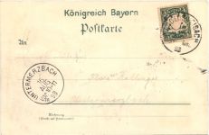 Gruss vom Altenstein- Litho