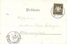 Gruss vom Bamberg - Litho
