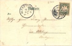 Gruss aus Landshut - Litho