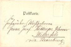 Gruss aus Regensburg - Litho