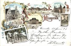 Gruss aus Münster - Litho