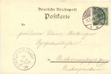 Gruss vom Marienthurm - Rudolstadt Litho