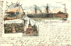 Gruss aus Wilhelmshaven - Litho 1897