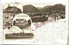 Gruss aus Friedrichroda - Litho 1897