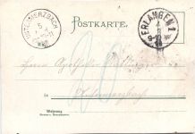 Gruss aus Erlangen - Litho