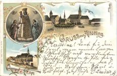 Gruss aus Altötting - Litho