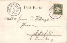 Gruss aus Altötting - Litho