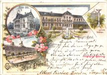 Gruss aus Bad Elmen - Litho