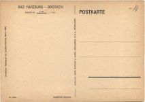 Bad Harzburg - Brocken - Landkarte