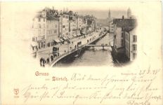 Gruss aus Zürich - Limmat Quai