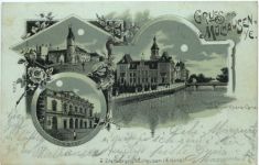 Gruss aus Mülhausen - Litho