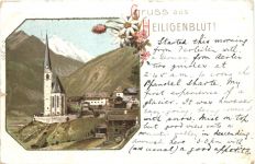 Gruss aus Heiligenblut - Litho