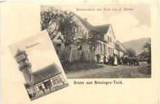 Gruss aus Bissingen - Teck - Restauration zur Teck