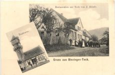 Gruss aus Bissingen - Teck - Restauration zur Teck