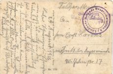 Mühl zwischen Mally & Abaucourt - Feldpost