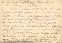 Ganzsache gelaufen in Pillau 1935