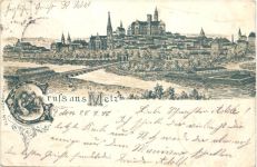 Gruss aus Metz - Litho
