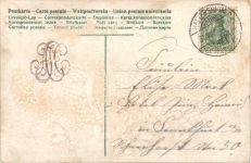 Jaherszahl 1906 - Prägekarte