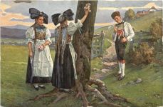 Künstler Ak Fr. Reiss - Schwarzwädler Leben