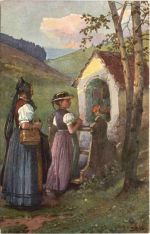 Künstler Ak Fr. Reiss - Schwarzwädler Leben