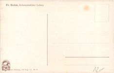 Künstler Ak Fr. Reiss - Schwarzwädler Leben
