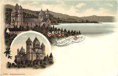 Gruss vom Laacher See - Litho