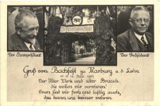Gruss vom Bachfest zu Marburg 1937