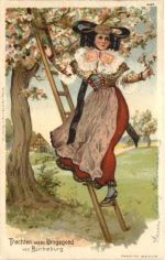 Trachten aus der Umgegend von Bückeburg - Litho
