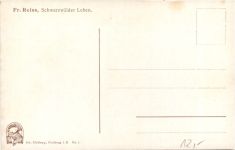Künstler Ak Fr. Reiss - Schwarzwädler Leben