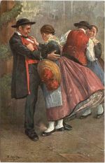 Künstler Ak Fr. Reiss - Schwarzwädler Leben