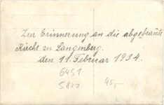 Langenberg Callenberg - Abgebrannte Kirche 1934
