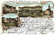 Gruss aus Mansbach - Litho - Hohenroda