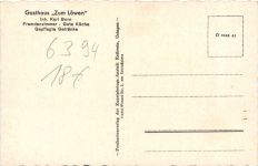 Grävenwiesbach - Taunus - Gasthaus Zum Löwen